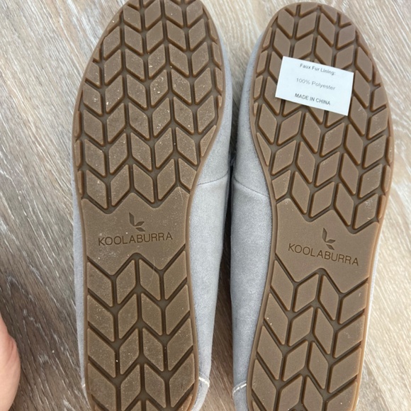 Kookaburra Lezly Grey Slippers Size 10 - Picture 3 of 5